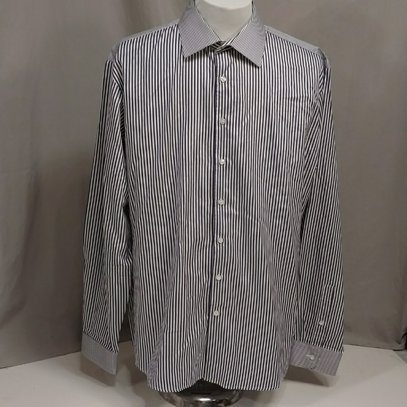 PINK Victoria's Secret Other - Thomas Pink Dress Shirt Blue Collection Cotton 18